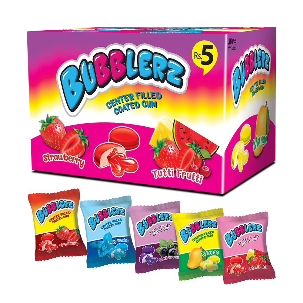 Bubblerz Bubble Gum Assorted